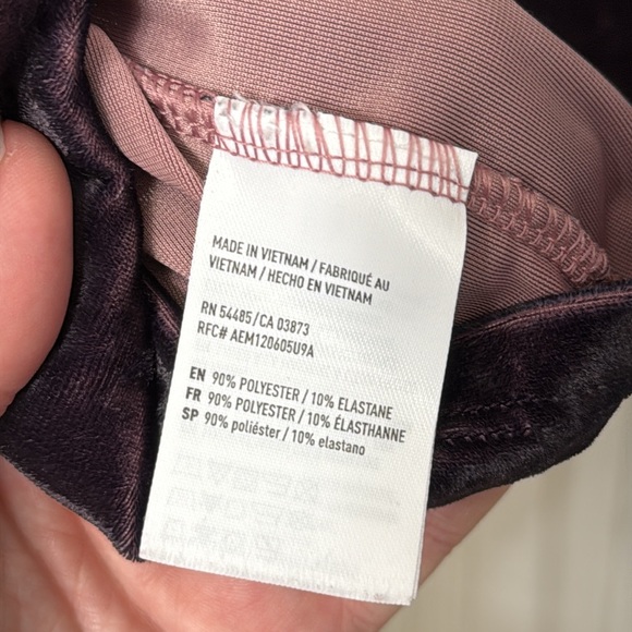 EUC American Eagle Outfitters Crushed Velvet Ombre Top - Picture 4 of 4